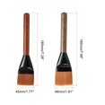 thumbnail image 2 of Uxcell Guitar Cleaner Brush Large Wood Flat Head Guitar String Cleaner Tool Dark and Light Brown 2 Pack, 2 of 6