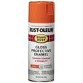 thumbnail image 4 of (2 pack) Orange, Rust-Oleum Stops Rust Gloss Protective Enamel Spray Paint, 12 oz, 6 Pack, 4 of 14