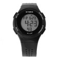 thumbnail image 1 of Montre numérique LED étanche, écran transparent, bracelet respirant, montre électronique pour étudiants, noir, 1 of 4