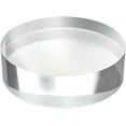 thumbnail image 1 of CiaoHER 2in Thickness 6in Diameter Acrylic Disc Display Block Clear Polished Round Pedestal Stand Riser 6" x 2", 1 Pack, 1 of 5