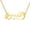Gold, variant on Name Customized Necklaces Stainless Steel Personalized Name Dolphin Necklace for Women Customized Gift