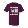 thumbnail image 2 of Wild Bobby, Office Prison Mike Dementors Michael Scott, Pop Culture, Men Graphic Tee, Maroon, Small, 2 of 4