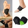thumbnail image 1 of 1 Pair Foot Heel Pain Relief Plantar Fasciitis Insole Pads Arch Support Shoes Insert Pad, 1 of 7