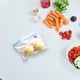 thumbnail image 4 of Bolsas de Compresión Al Vacío para Alimentos (5 Unidades) | Bolsas Reutilizables de Pe/Pa para Almacenamiento Alimentario con Doble Cierre | Área Transparente para Notas | Mantiene La Carne, El Maris, 4 of 5