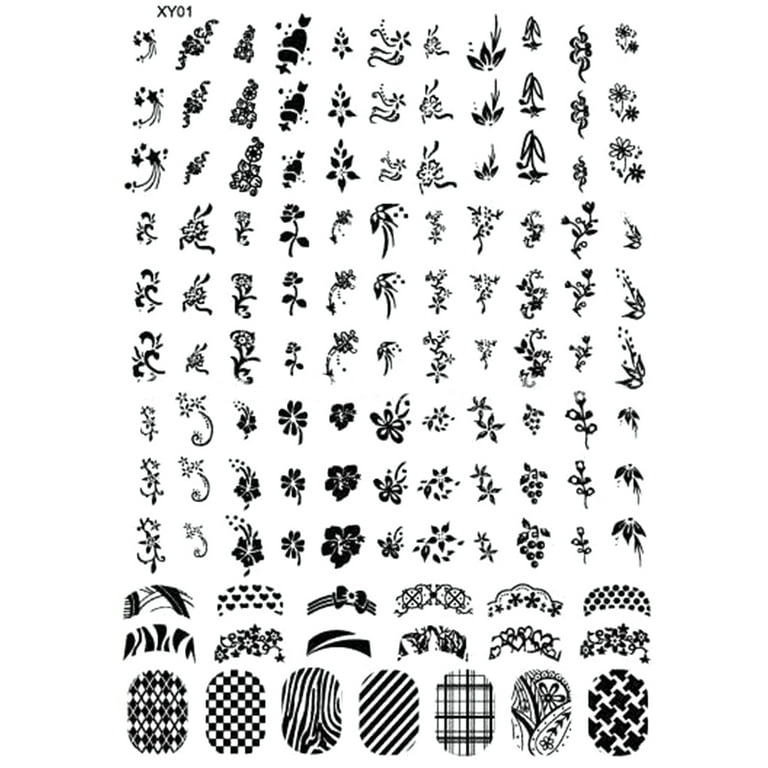 Worallymy Nail Stamping Plates Halloween Nail Art Stamp Template Ghost Bat Flowers Image Stamp Plate - Walmart.com worallymy-nail-stamping-plates-halloween-nail-art-stamp-template-ghost-bat-flowers-image-stamp-plate-walmart-com