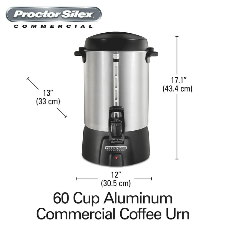 Proctor Silex¬Æ Commercial, Coffee Urn, 60 Cup, Hot Beverage