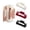 Red Black White, variant on 3 PCS Silicone Flexible Hair Claw Clips for Women Soft Bendable Claw Clip Scalp-Safe Soft t rubber hair clip Hairclip for Thin and Thick