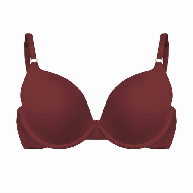 Brassiere Liso Berlei para Mujer, Varilla en Copa y Espalda de Powernet Vino Talla 36C