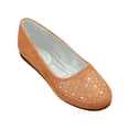 thumbnail image 6 of ZACPNCV Womens Flat Casual Shoes Round Toe Rhinestone Comfort Slip On Flats Spring Fall, 6 of 6