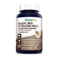 thumbnail image 1 of Suplemento NusaPure de raíz de maca negra, roja y amarilla, 20 000 mg, 180 cápsulas, 1 of 9