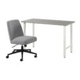 thumbnail image 4 of Hustle 48W x 24D Computer Desk and Chair Set in Platinum Gray - Engineered Wood, 4 of 10
