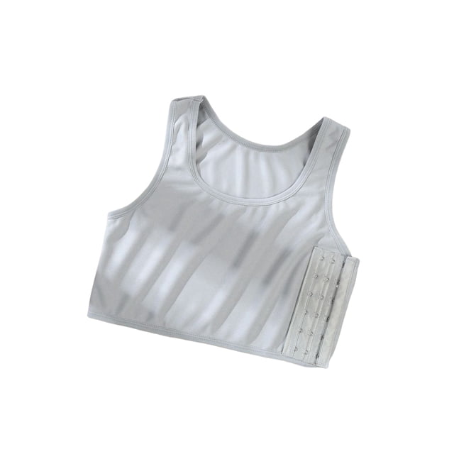 Minnieouse Chaleco de compresión de poliéster para mujer, chalecos transpirables de verano para deportes de verano para estudiantes y niñas, chalecos Ropa interior Gris Minnieouse AP014907-02