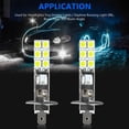 thumbnail image 2 of Kit de bombillas de faros LED blancas H1 6000K, lámpara de luz de conducción antiniebla, 12V-24V, 4 Uds. Sincero Electrónica, 2 of 5