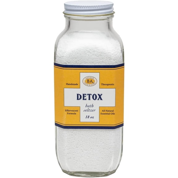 Baudelaire Detox Bath Seltzer 18 oz Effervescent Bath Soak Relaxation Formula
