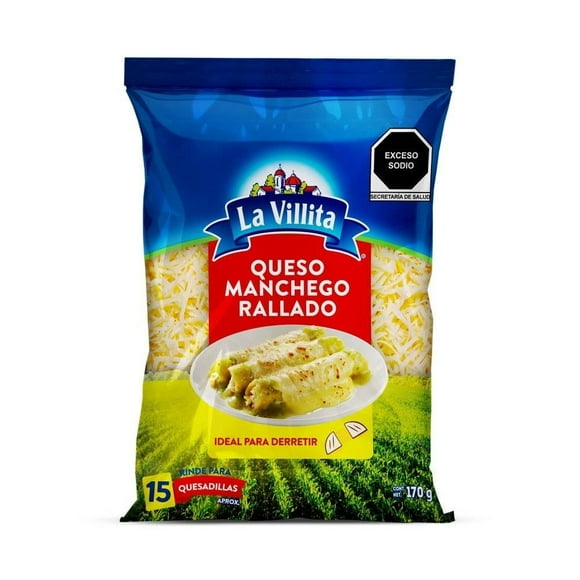Queso Manchego La Villita rallado 170 g