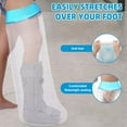 thumbnail image 3 of Asunby Cast Covers for Shower Leg Adult Waterproof full Leg Protector Shower Bandage Wound Showering for Broken Leg Knee Foot Ankle Wound Burns Care Supplies, After Surgery Gifts,Reusable, 3 of 9