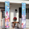 thumbnail image 5 of Cebalnir Easter Porch Sign Happy Easter Indoor Outdoor Wall Hanging Flag Banners, for Holiday Vision Decor Themed Decorative, 5 of 5