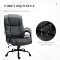 thumbnail image 6 of Vinsetto Big and Tall Executive Office Chair 484 lbs., Charcoal Gray, 6 of 11