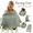 Green, variant on Muslin nursing cover dark gray