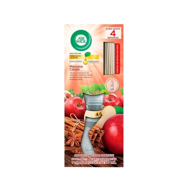 Aromatizante de Ambiente Air Wick Reed Diffuser Manzana Canela 50 ml