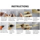 thumbnail image 5 of Barra para toallas de mano, soporte para toallas de baño, colgador de tela para platos de cocina, soporte de pared, 5 of 6