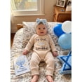 thumbnail image 4 of RUINIXCW Baby Girl Hanukkah Outfits Long Sleeve Jumpsuit with Headband, 4 of 5