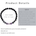 thumbnail image 5 of Anxiety Relief Empath Protection Healing Stone Bead Bracelet New Beginning Transformation Grief Support Gifts For Women, 5 of 7