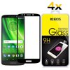 4X Ks For Motorola Moto G6 Play Full Cover Tempered Glass Screen Protector