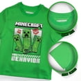 thumbnail image 2 of Minecraft Creeper Boys' Summer Outfit 3-Piece Set, Graphic T-Shirt, Shorts & Socks, Sizes 4-16, 2 of 8