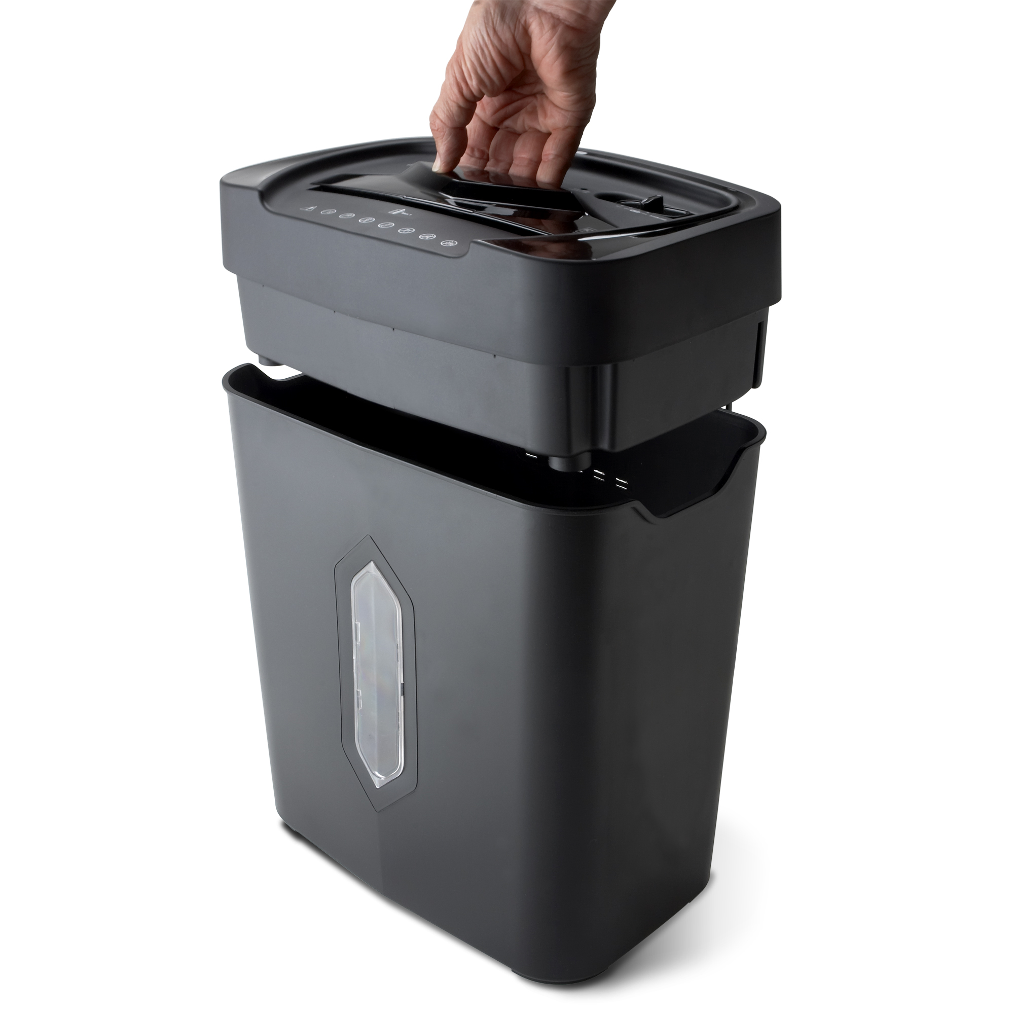 Aurora 12-Sheet Cross-Cut Paper Shredder with 5.2 Gallon Bin photo 4