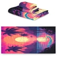 thumbnail image 2 of 3 Piece Bath Towels Set, Super Soft Absorbent Mountain at Sunset Towels for Bathroom Gym Spa Hotel Decor Wash cloth, 2 of 7
