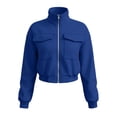 thumbnail image 4 of Stamzod Jackets for Women Trendy Fashion 2026 Long Sleeve Cropped Bomber Jacket Casual Zip Up Fall Coats with Pockets, 4 of 6