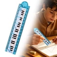 thumbnail image 2 of Cute Piano Folding Ruler, Foldable Straight Ruler with Edge, Double Sided Scale Ruler for scholars, 30Cm Compact Measuring Tool for office Math Homework, 1 Ruler, 2 of 9