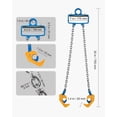 thumbnail image 2 of Elevador de bidones con cadena VEVOR G80, 1000 kg de capacidad, acero al carbono, 2 of 9