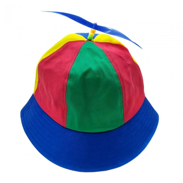 Sombrero de pescador con hélice, gorra de pescador con helicóptero, regalo, sombreros de disfraz, sombrero para el sol, cómodo Estilo B Talla Adultos