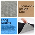 thumbnail image 4 of GORILLA GRIP Bathroom Rug, Soft Absorbent Memory Foam Shower Floor Mat, 30x20 Black, 4 of 10