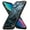 Camo Black, variant on Ringke Fusion-X Case Compatible with iPhone 13, Transparent Hard Back Shockproof Advanced Bumper Cover - Black