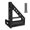 Black, variant on Precision Multi-Angle Carpenter's Square - Versatile Aluminum Woodworking Tool with Laser-Etched Markings for Engineering & Construction