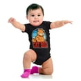 thumbnail image 4 of Funny Garfield Cartoon Cat Bod Romper Boys or Girls Infant Baby Brisco Brands NB, 4 of 5