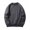 X491 Dark Gray, variant on Curuila Mens Sweatshirt Long Sleeve Solid Color Crew Neck Pullover Sweatshirts Autumn Winter Fashion Pullover Tops Size L