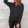 thumbnail image 5 of Women Blouses Womens Zip Sweatshirt Short Sleeve Sweater Women Came Hoodie Quarter Zip Sweater Workout Athletic Pullover Hoodie Women's up Oversized Workout Sweatshirt round Oversized Black S, 5 of 7