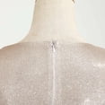 thumbnail image 6 of Sngxgn Womens Cotton Short Sleeve Casual Loose Crew Neck Beach Dress(Rose Gold,XXL), 6 of 9