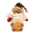 thumbnail image 5 of Christmas Cookie Jar with Santa Lid, Plastic Novelty Candy Container, Holiday Themed Storage for Sweets, Festive Kitchen Decor for Xmas Tabletop Display, Christmas Gifts For Women, 5 of 9