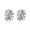 1, variant on Diamond Earrings for Women S925 Silver Needle Inlaid Blue Diamond Stud Earrings Oval 8 * 10 Jewelry for Her Birthday Christmas Gift