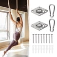 thumbnail image 1 of Stainless Heavy Duty Ceiling Hanging Hook Set Swing Chair Bracket Hardware Tool, 1 of 9