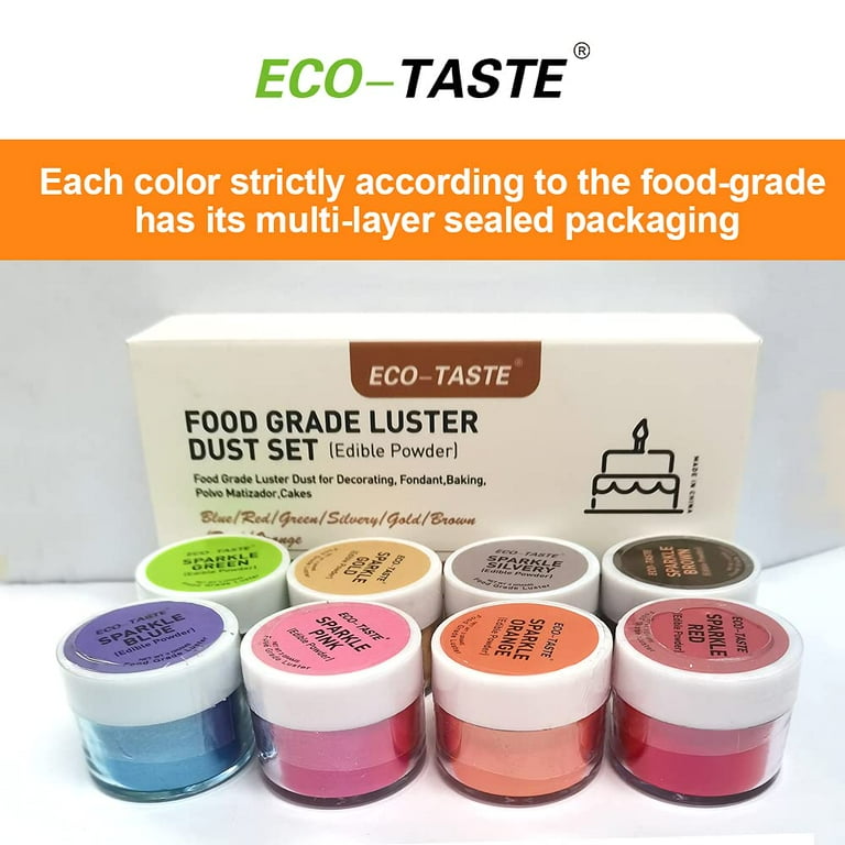 Brown Edible Luster Dust – Food Grade Decorating Powder For Cakes & Cookies