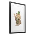 thumbnail image 2 of Stupell Industries Contemporary Garden Elf Riding Rabbit Black Framed Print Under Glass, 14 x 20, by Nancy Overton, 2 of 8