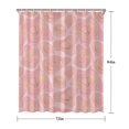 thumbnail image 5 of Pink Marble Gold Pattern Shower Curtain 72"x84" ,Bathroom Decorative Shower Curtains Set with 12 Hooks,Modern Waterproof Washable Shower Curtain, 5 of 6