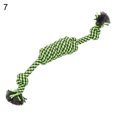 thumbnail image 2 of Flmtop Pet Dog Puppy Cotton Rope Knot Playing Ball Molar Bite Scratch Interactive Toy 7#, 2 of 9