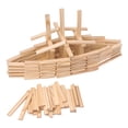thumbnail image 2 of 150 Pcs Blocs de Construction en Bois Empileur de Planches de Construction Jouet, 2 of 8